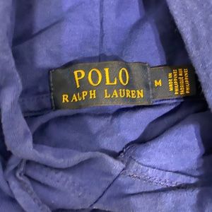 Men’s medium long sleeve hooded polo shirt